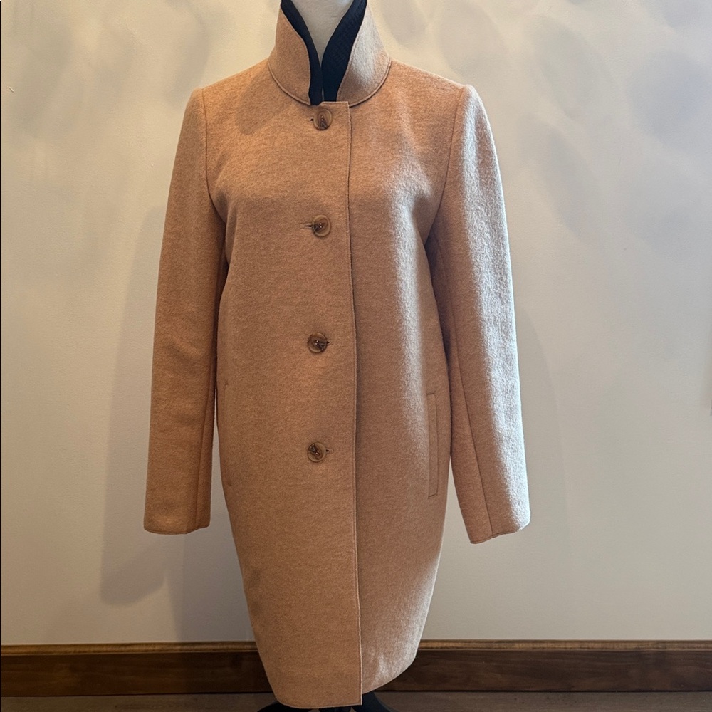 Maje Classic Camel Pea Coat